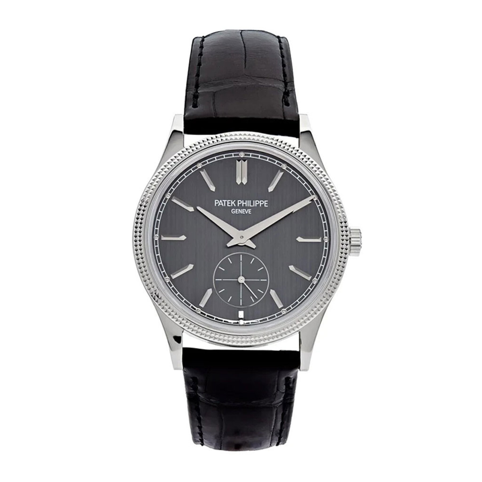 Calatrava (Reference 6119G-001). A 39mm unworn white gold manual wind wristwatch. 2025 — view 1