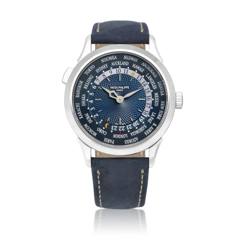 Complications (Reference 5230P-001). A 38.5mm platinum automatic wristwatch with world time. 2023
