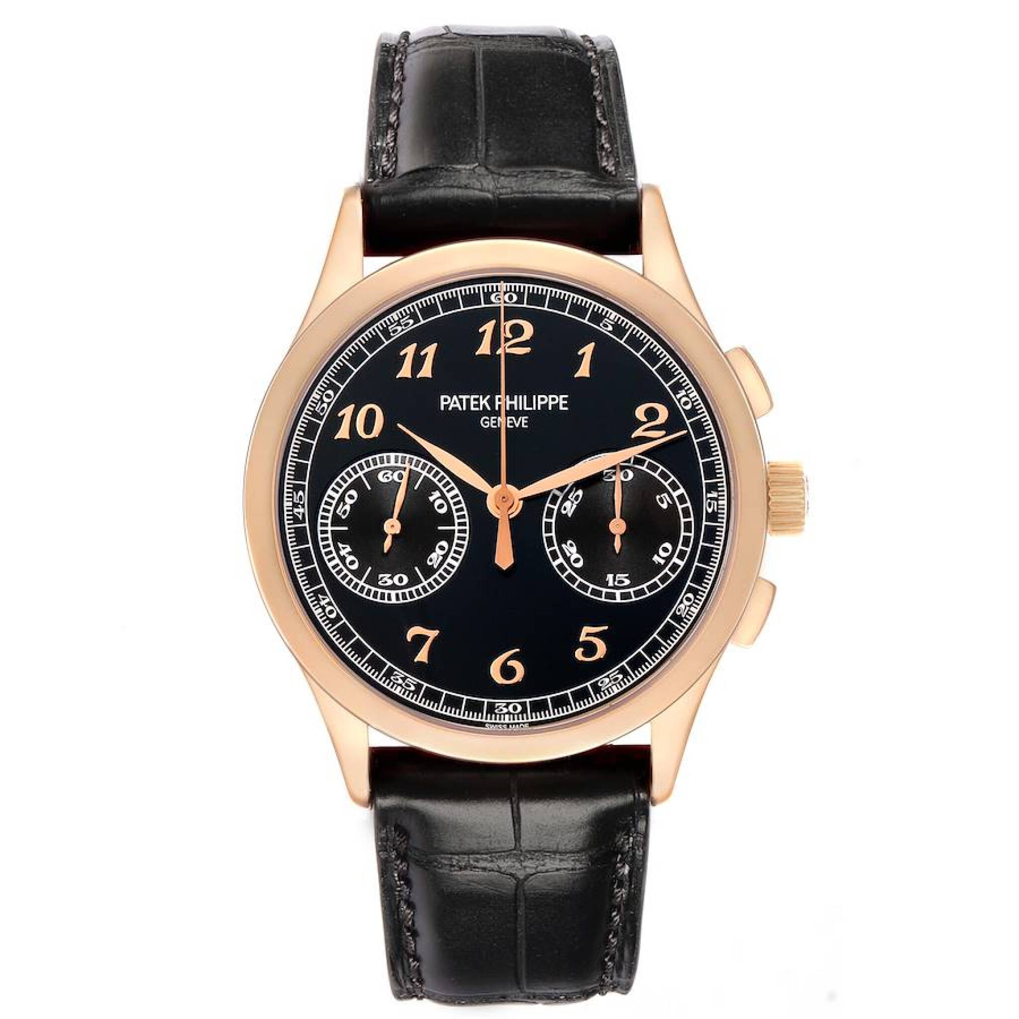Complications (Reference 5170R-010). A 39mm rose gold manual wind wristwatch with chronograph. 2017 — view 1