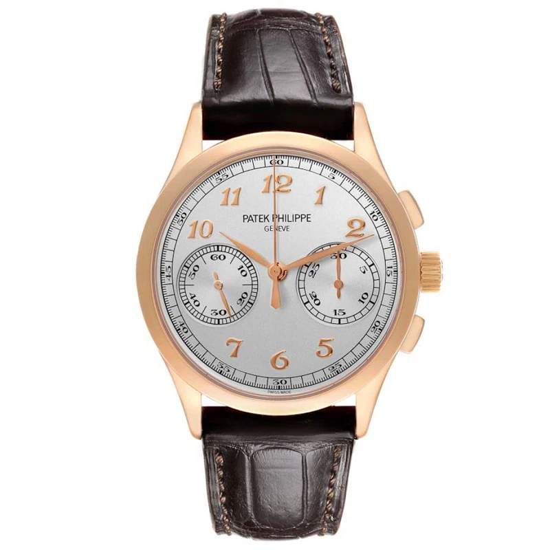 Complications (Reference 5170R-001). A 39mm rose gold manual wind wristwatch with chronograph. 2016
