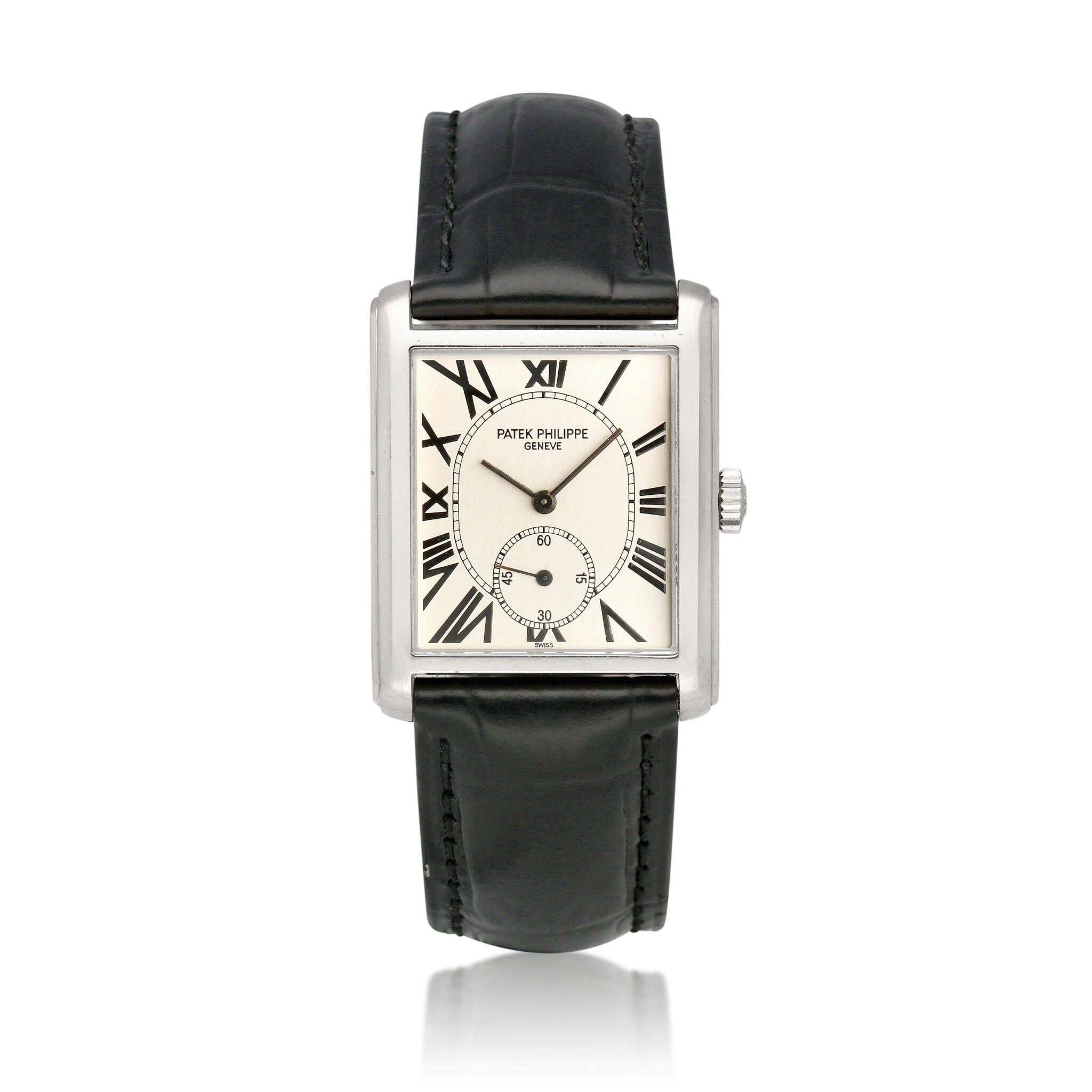 Gondolo (Reference 5014). A white gold manual wind wristwatch. Circa 1998 — view 1
