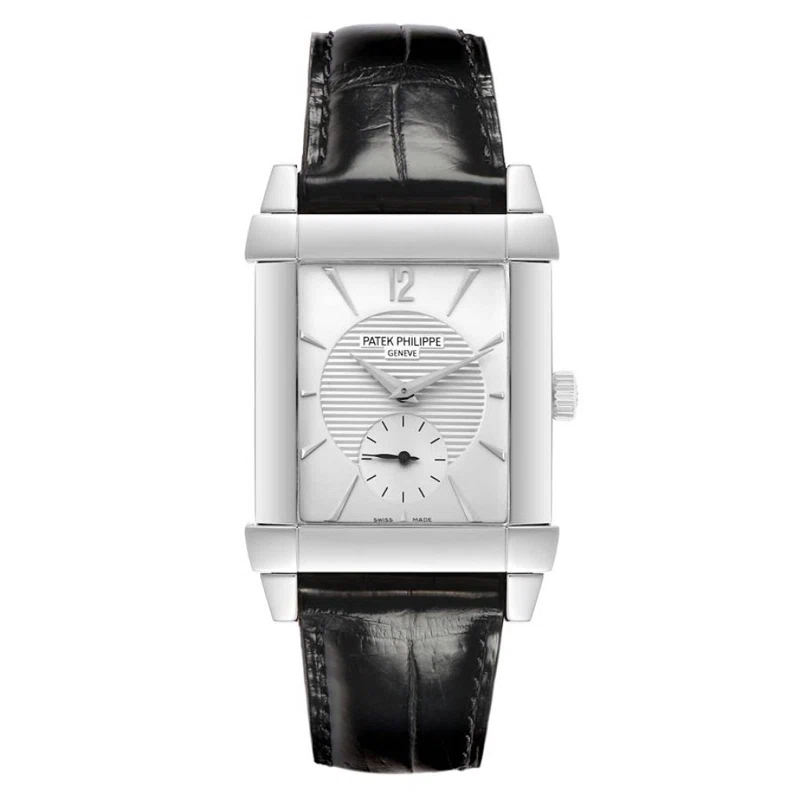 Gondolo (Reference 5111G-001). A 47.5mm white gold manual wind wristwatch. 2006