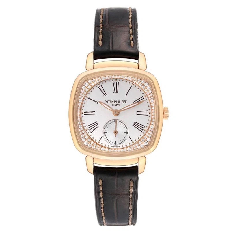 Gondolo (Reference 7041R-001). A 33.8mm rose gold diamond set manual wind wristwatch. 2007