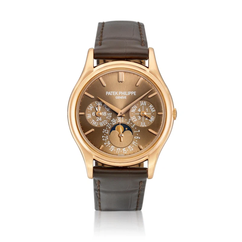 Grand Complications (Reference 5140R). A 37mm rose gold automatic wristwatch with perpetual calendar, moon phases, 24 hour and leap year indicators. Circa 2013