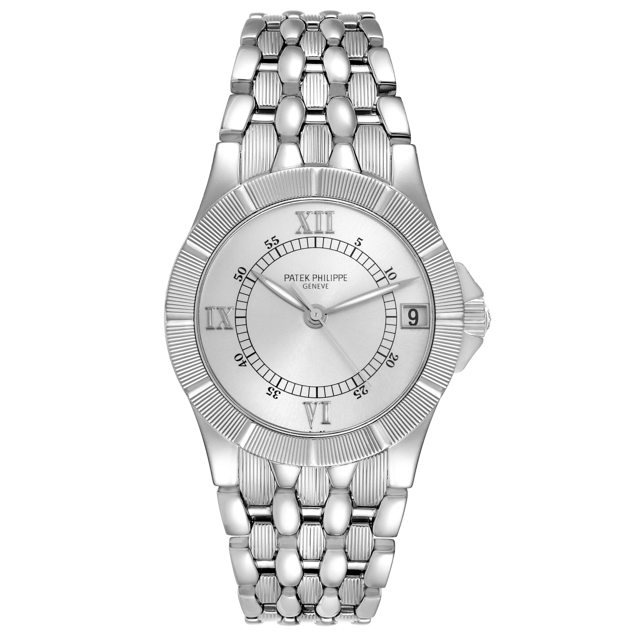 Neptune (Reference 5080/1A-010). A 36mm stainless steel automatic wristwatch with date. — view 1