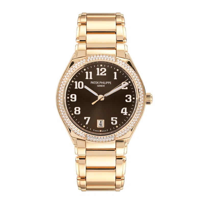Twenty-4 (Reference 7300/1200R-001). A 36mm unworn rose gold diamond-set automatic wristwatch with date. 2024