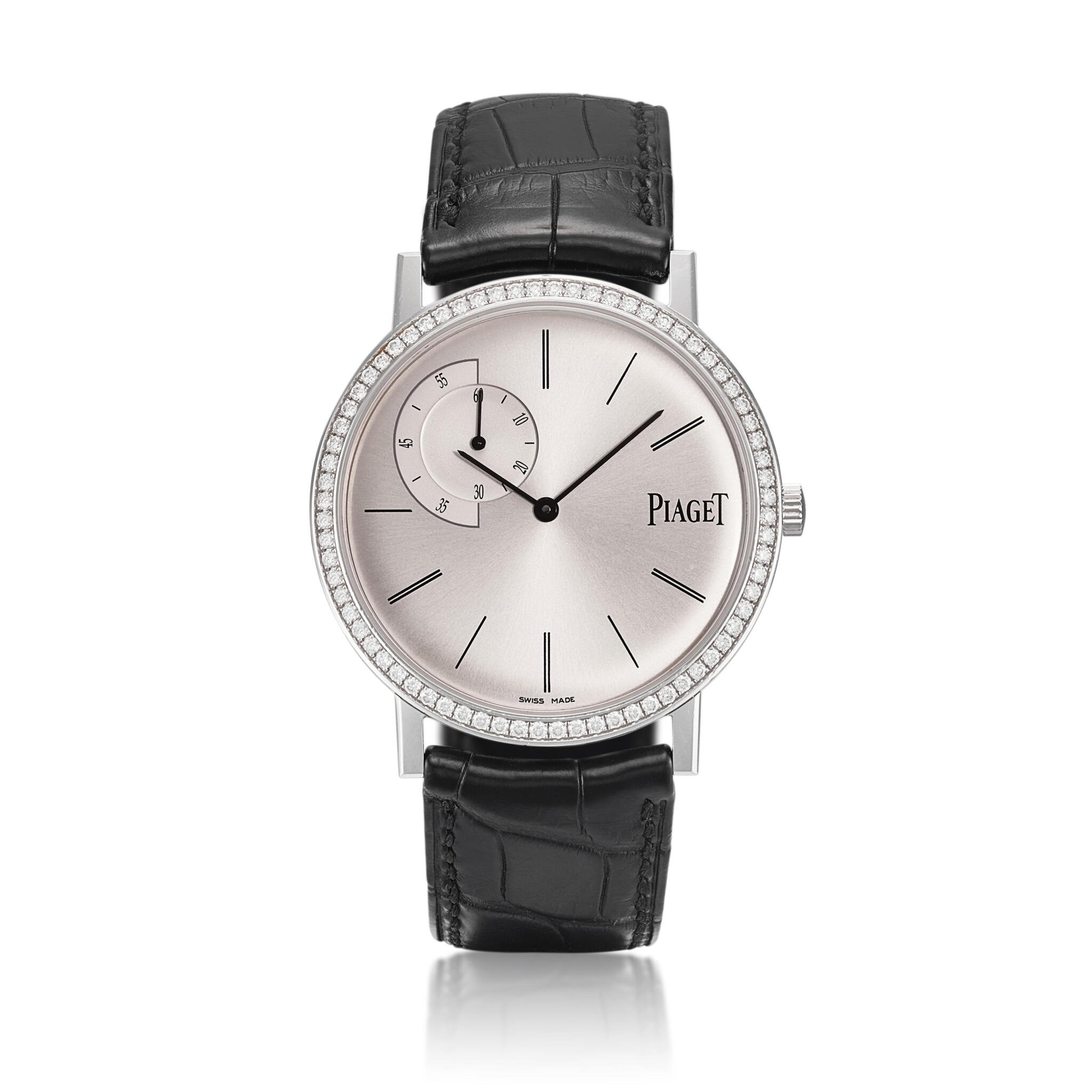 Altiplano (Reference P10706). A white gold and diamond-set mechanical wristwatch. Circa 2015 — view 1