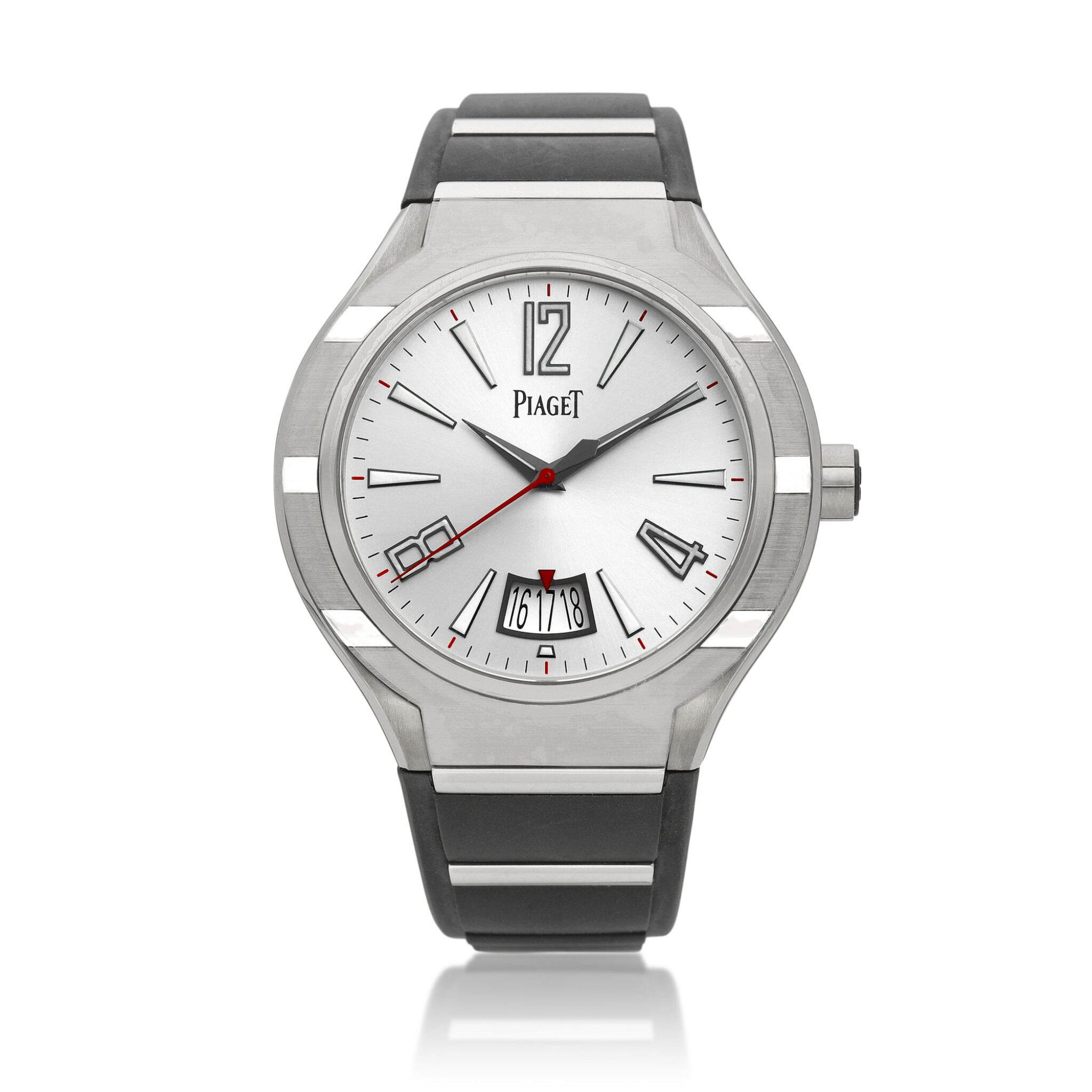 Polo Fortyfive (Reference G0A34010). A 45mm titanium stainless steel automatic wristwatch with date. 2015 — view 1