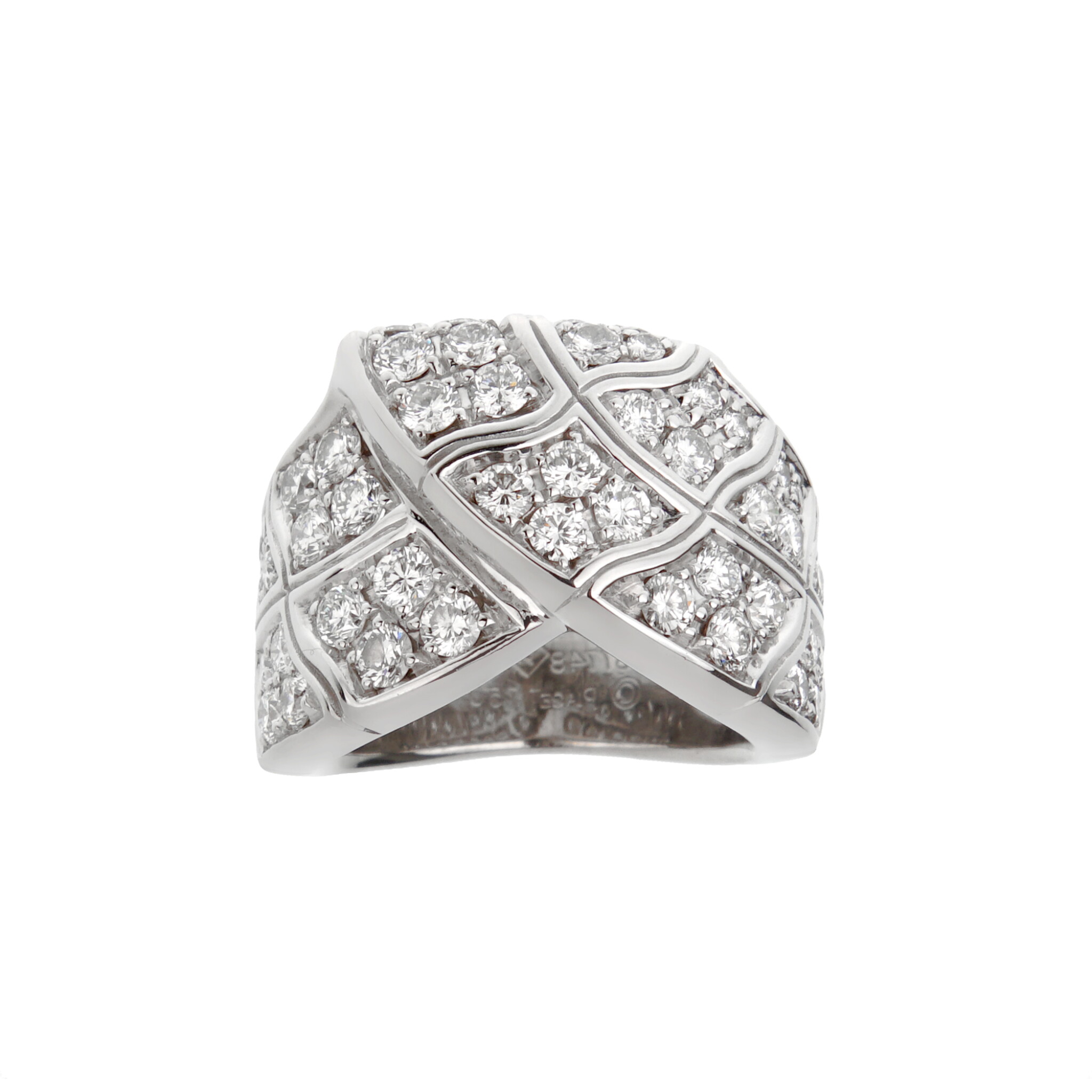 White Gold and Diamond Ring  — view 1