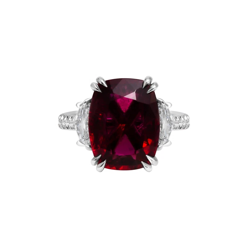 Platinum, 5.30ct Tourmaline and Diamond Ring