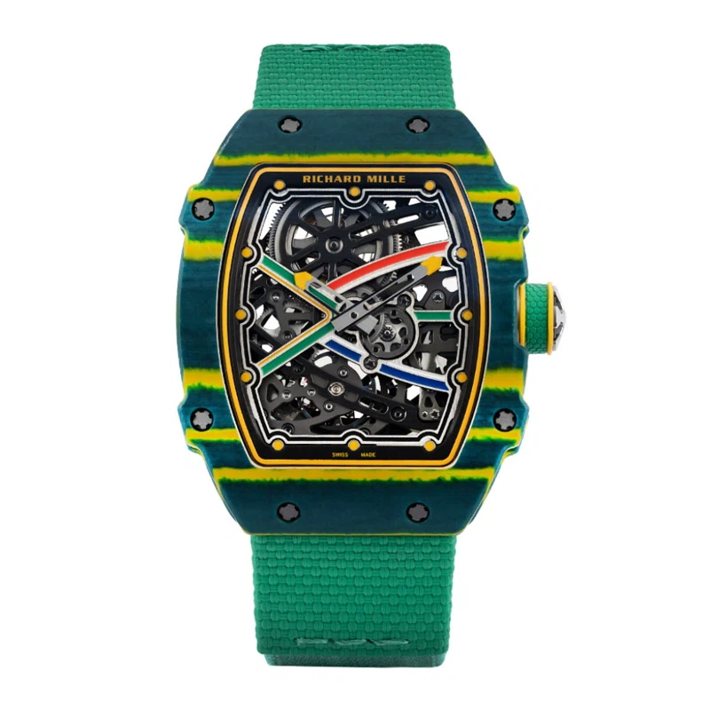 RM 67-02 'Wayde Van Niekerk' (المرجع RM67-02). ساعة يد من quartz TPT بقطر 39mm، بحركة أوتوماتيكية. 2021