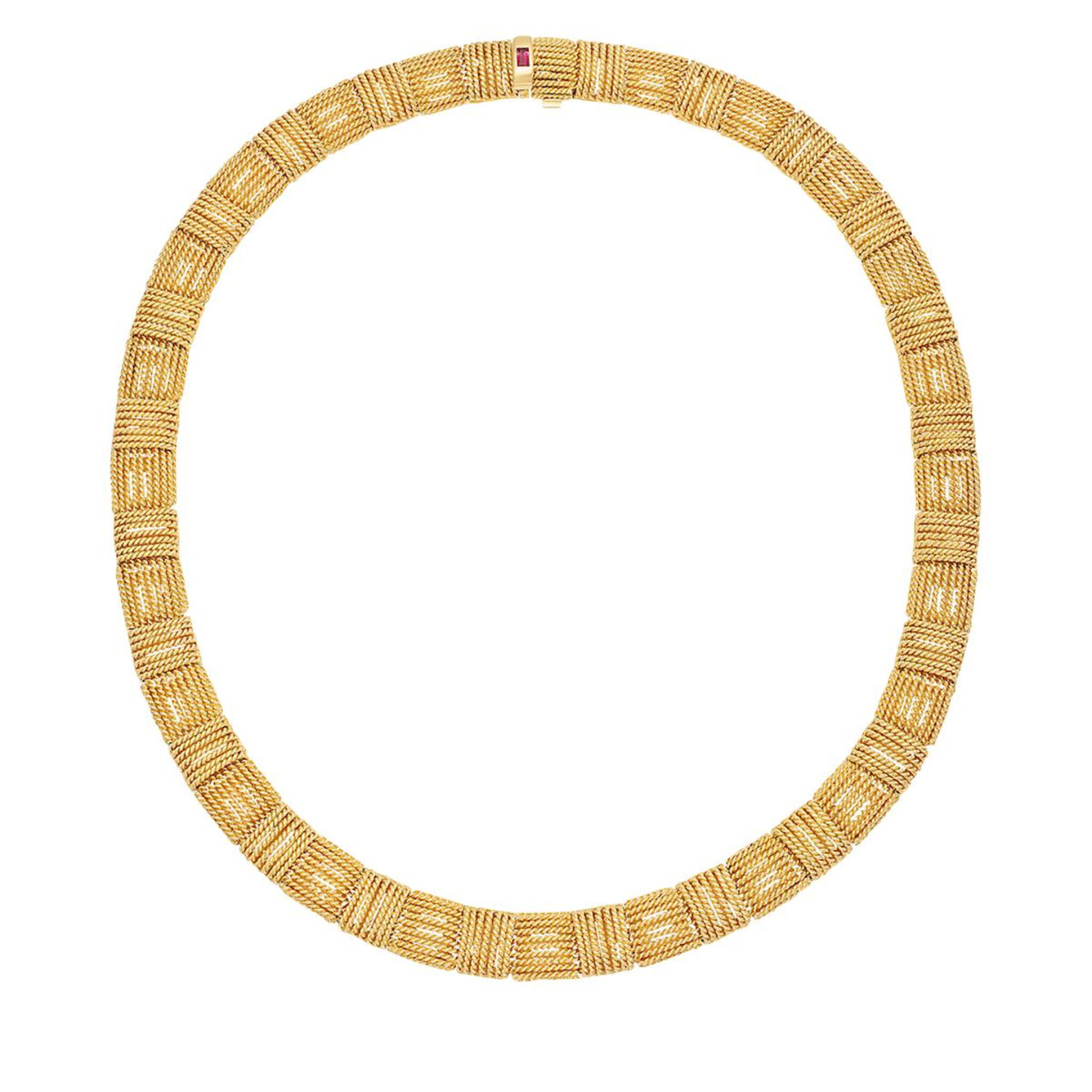 Gold Collar Necklace — view 1