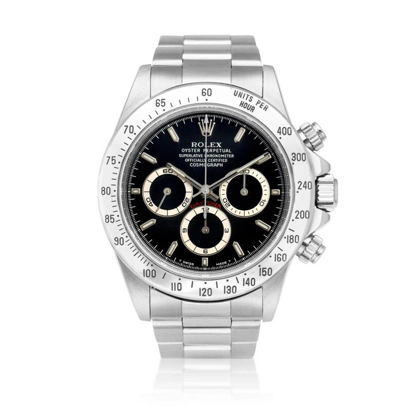 Cosmograph Daytona (Reference 16520). A 40mm stainless steel automatic wristwatch with chronograph. 1999