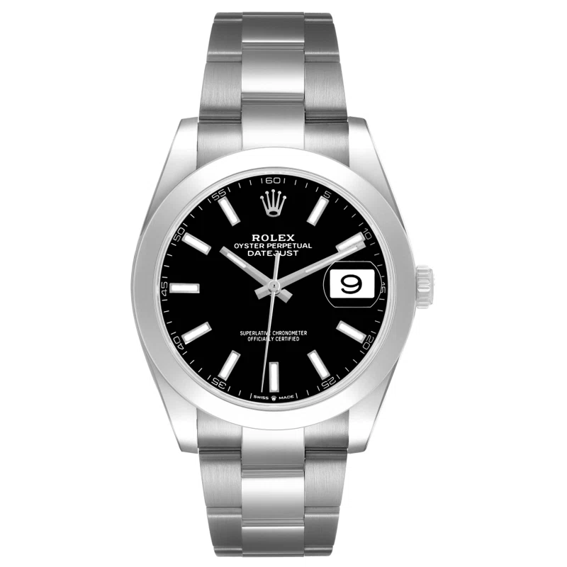 Datejust (Reference 126300). A 41mm stainless steel automatic wristwatch with date. 2022