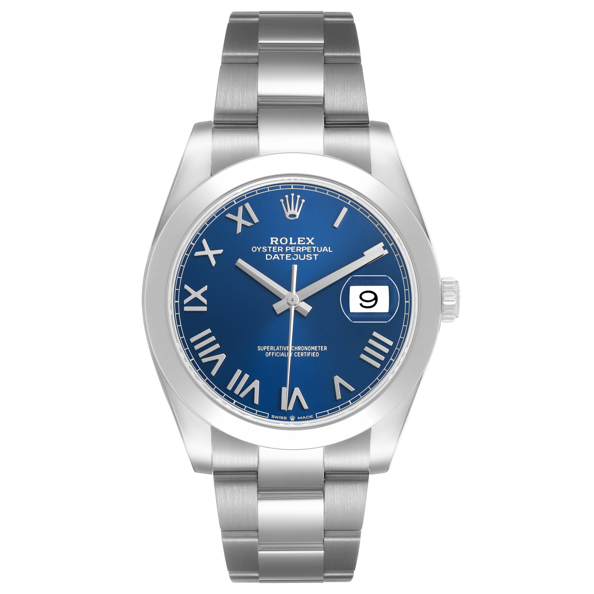 Datejust (Reference 126300). A 41mm unworn stainless steel automatic wristwatch with date. 2026 — view 1