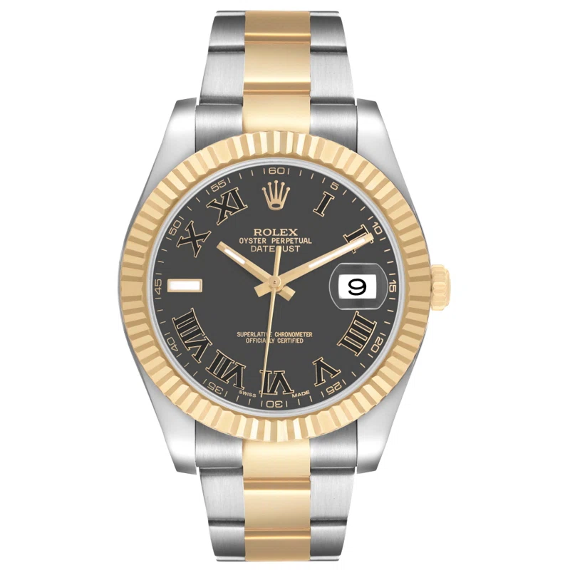 Datejust (Reference 116333). A 41mm stainless steel yellow gold automatic wristwatch with date. 2013