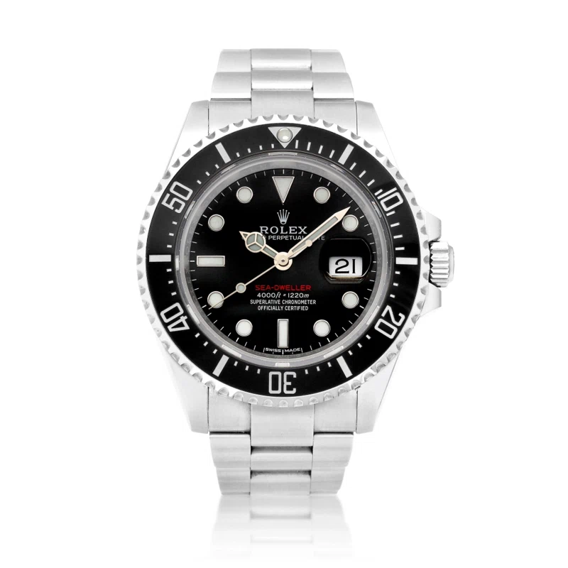 Sea-Dweller (Reference 126600). A stainless steel automatic wristwatch with date and bracelet. Circa 2017