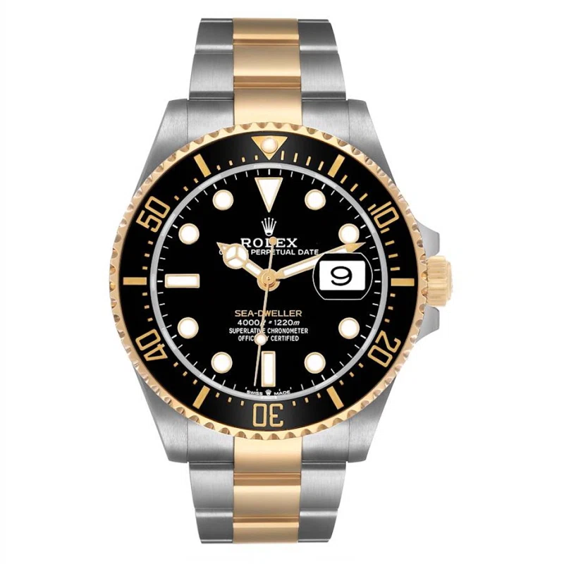 Sea-Dweller (Reference 126603). A 43mm yellow gold stainless steel automatic wristwatch with date. 2022