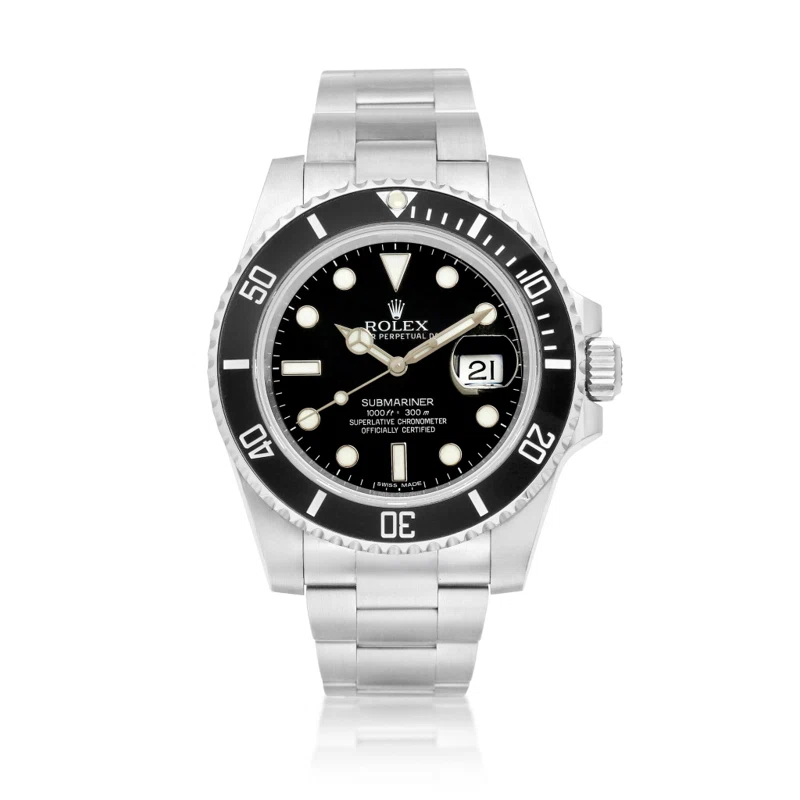 Submariner (Reference 116610LN). A stainless steel automatic wristwatch with date and bracelet. Circa 2015