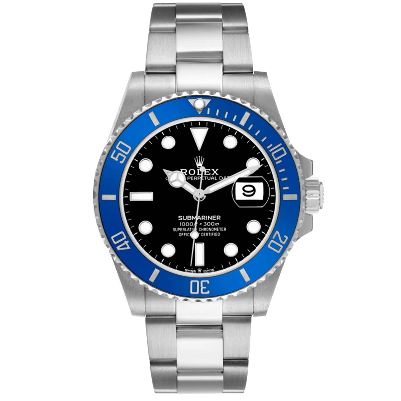 Submariner 'Cookie Monster' (Reference 126619LB). A 41mm white gold wristwatch with date. 2021
