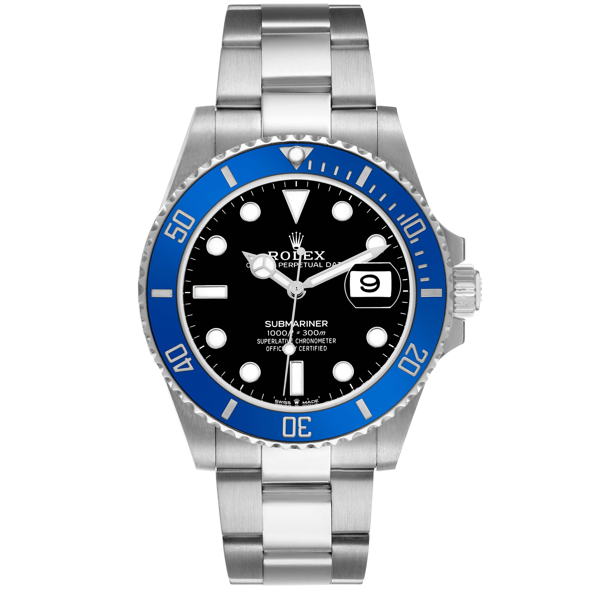 Submariner 'Cookie Monster' (Reference 126619LB). A 41mm white gold wristwatch with date. 2021 — view 1