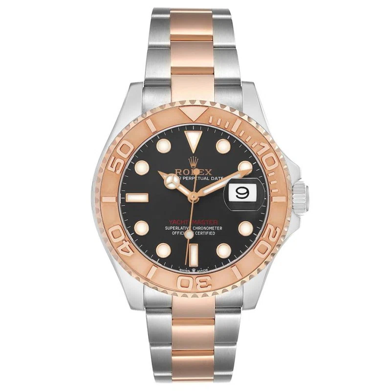 Yacht-Master (Reference 126621). A 40mm rose gold stainless steel automatic wristwatch with date. 2021