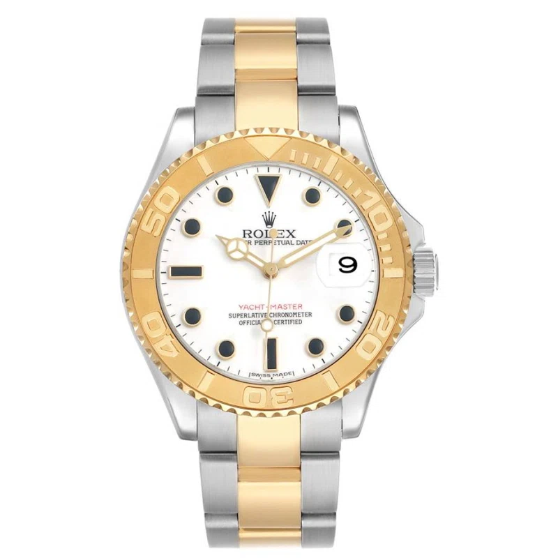 Yacht-Master (Reference 16623). A 40mm yellow gold stainless steel automatic wristwatch with date. 2007