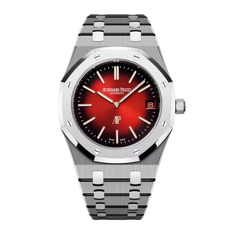 Royal Oak 'Jumbo' Extra-Thin (Reference 16202XT.OO.1240XT.01). A 39mm unworn titanium automatic wristwatch with date.