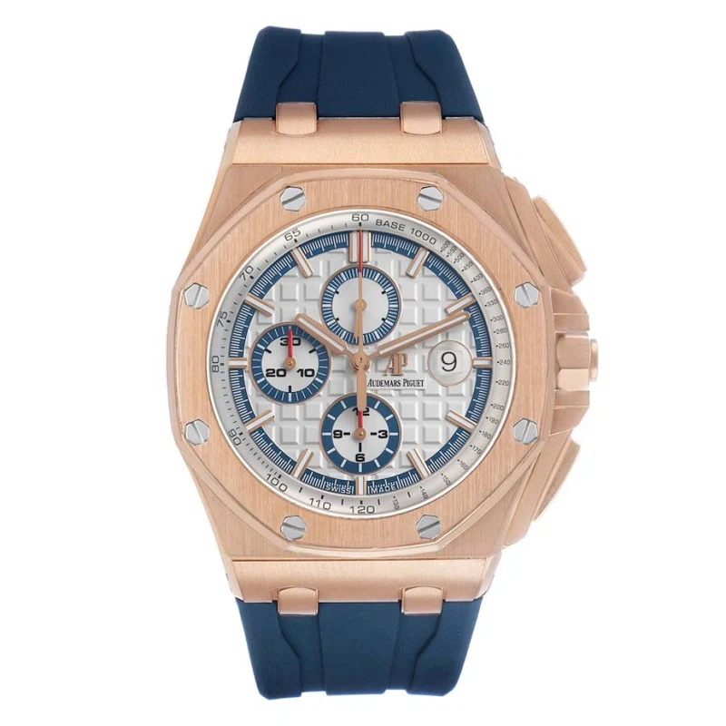 Royal Oak Offshore 'Summer Edition' Limited Edition (Reference 26408OR.OO.A010CA.01). A 44mm rose gold automatic wristwatch with date and chronograph. 2017