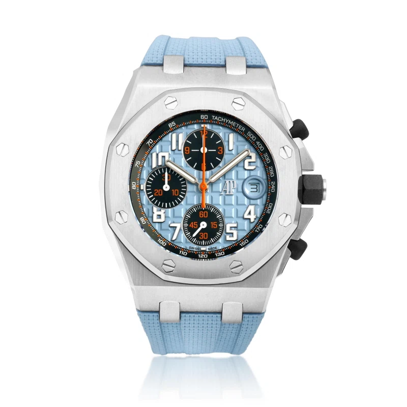 Royal Oak Offshore (Reference 26238ST.OO.A340CA.01). A 42mm stainless steel automatic wristwatch with date and flyback chronograph.