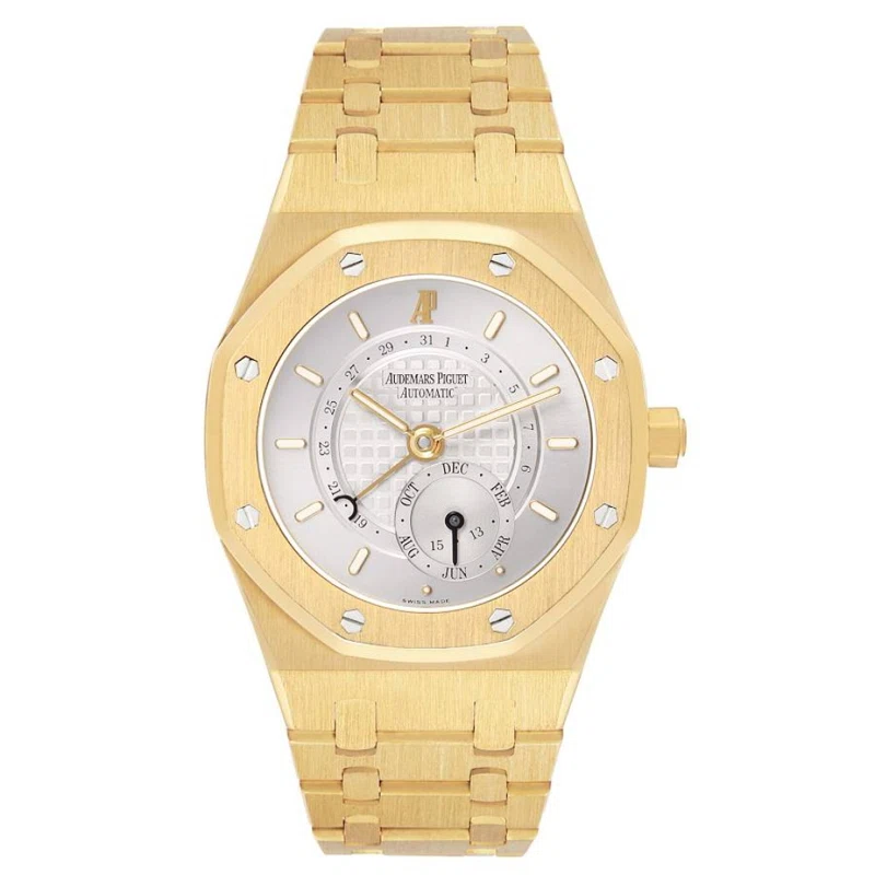 Royal Oak (Reference 25920BA). A 36mm yellow gold automatic wristwatch with date, month, and annual calendar.