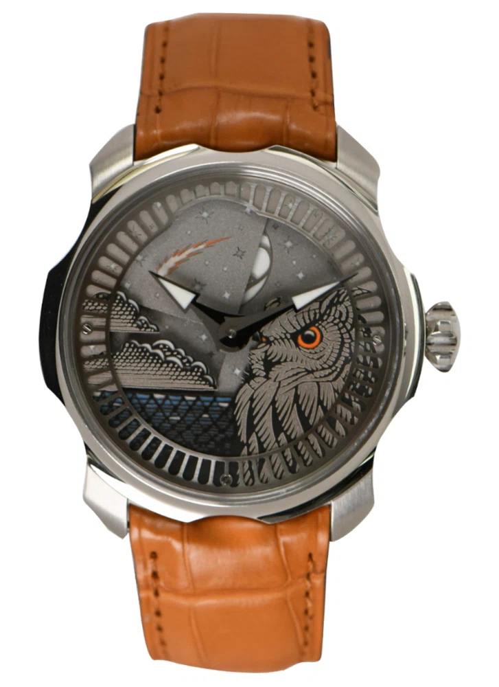 Sarpaneva Nocturne Harvest Moon (المرجع SUPRA316/4435). ساعة يد من الفولاذ المقاوم للصدأ بقطر 42mm، بحركة أوتوماتيكية. 2022