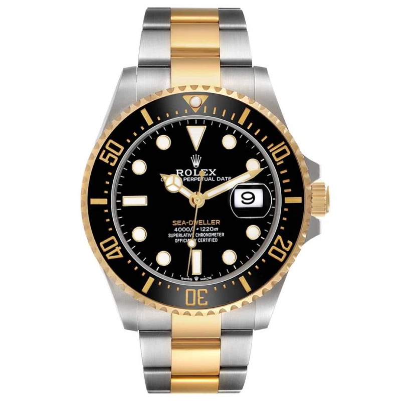 Sea-Dweller (Reference 126603). A 43mm yellow gold stainless steel automatic wristwatch with date. 2025