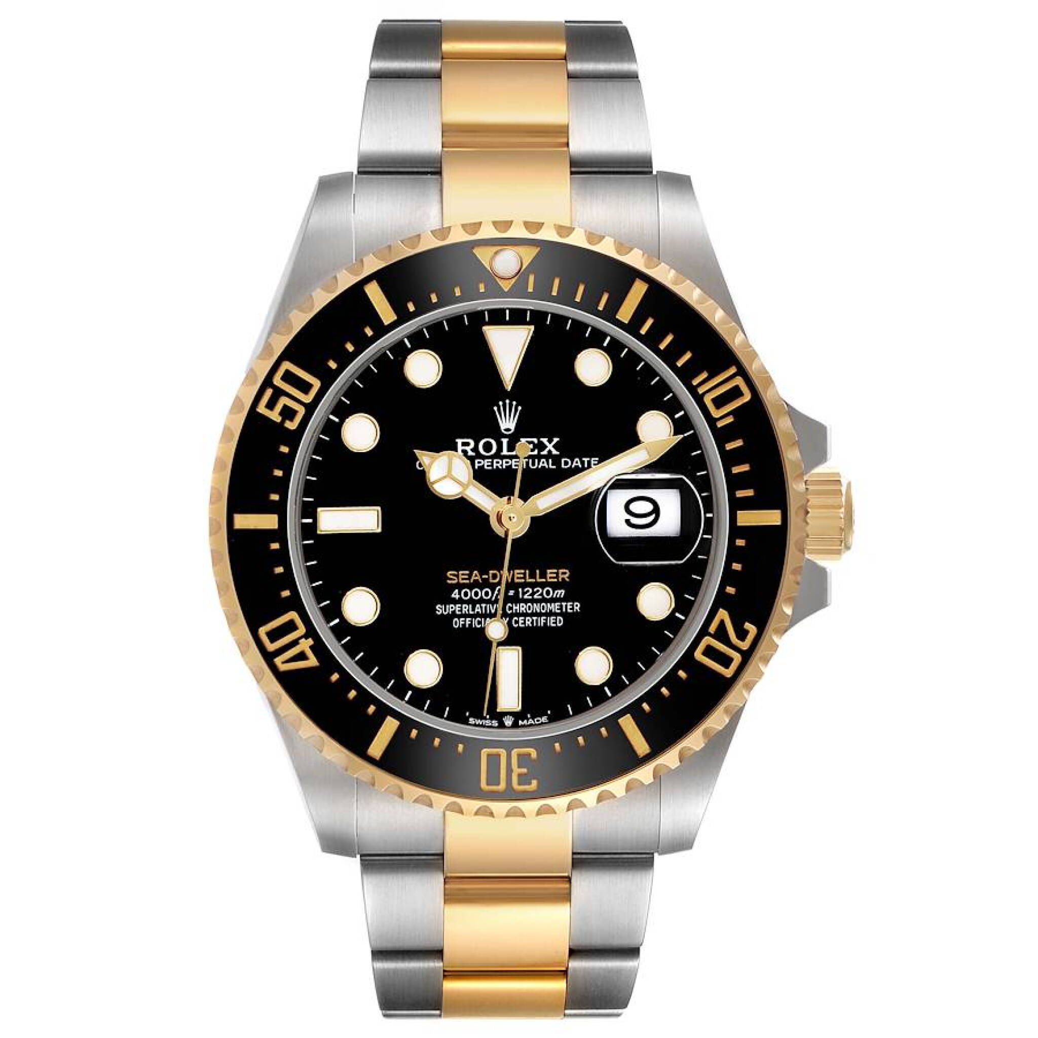 Sea-Dweller (Reference 126603). A 43mm yellow gold stainless steel automatic wristwatch with date. 2025 — view 1