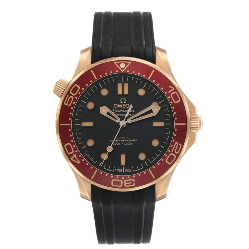 Seamaster Diver (المرجع 210.92.42.20.01.003). ساعة يد من bronze gold بقطر 42mm، بحركة أوتوماتيكية. 2025