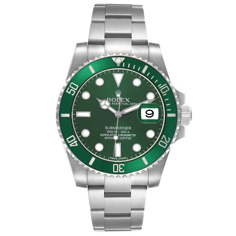 Submariner 'Hulk' (Reference 116610LV). A 40mm stainless steel automatic wristwatch with date. 2012