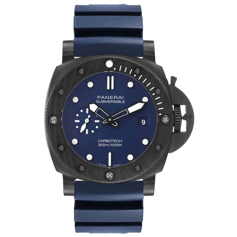 Submersible QuarantaQuattro (المرجع PAM01232). ساعة يد من carbotech بقطر 44mm، بحركة أوتوماتيكية، مع التاريخ. 2023