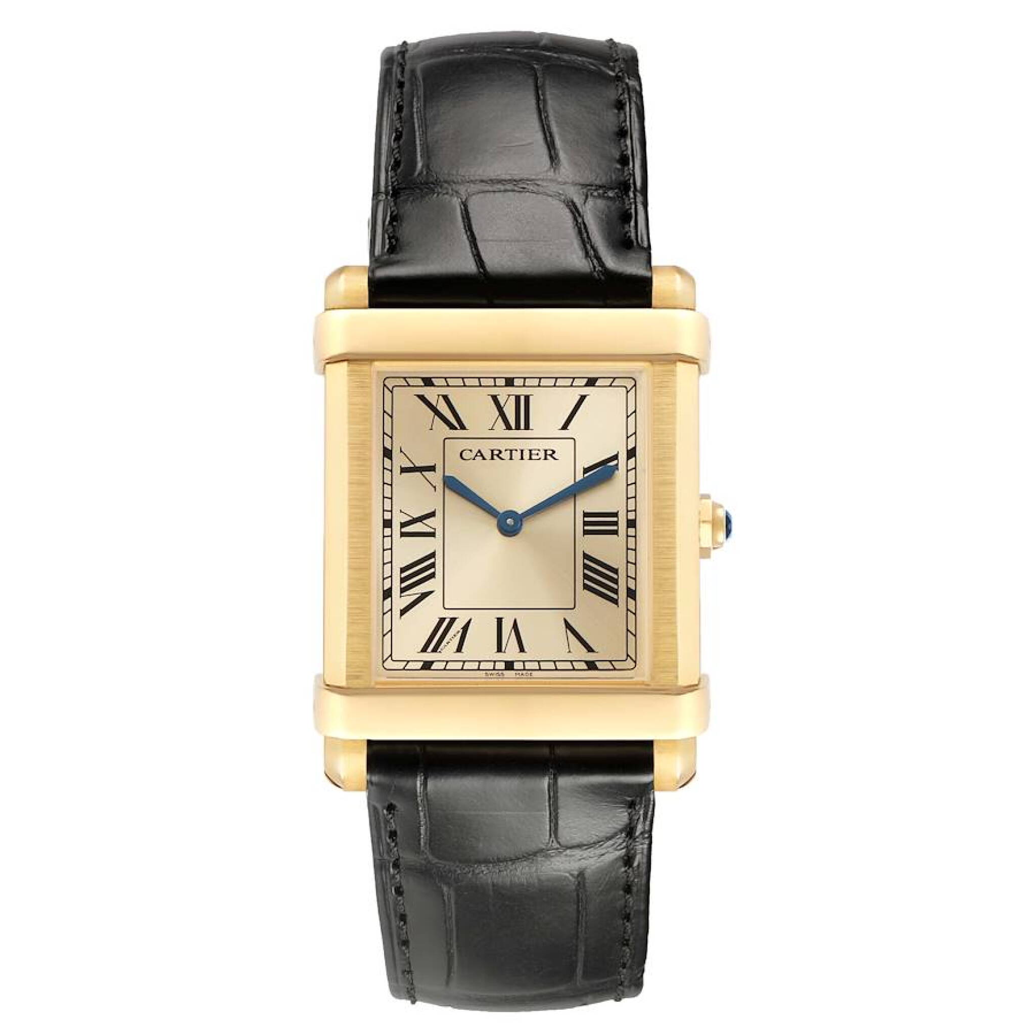 Tank Chinoise Limited Edition (Reference WGTA0088). A 39.49mm yellow gold manual wind wristwatch. 2022 — view 1