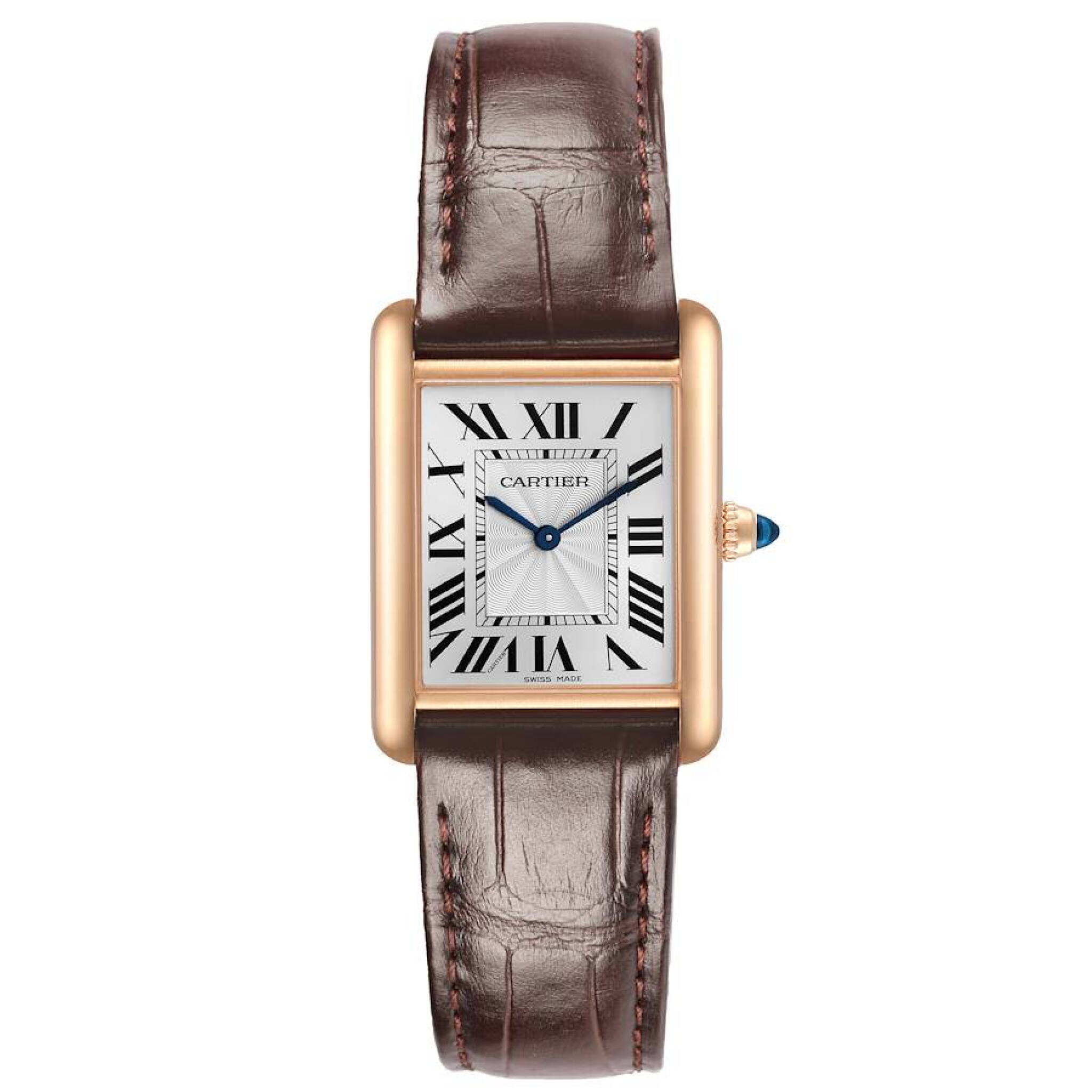 Tank Louis Small (Reference WGTA0011). A 33.7mm rose gold manual wind wristwatch. 2023 — view 1