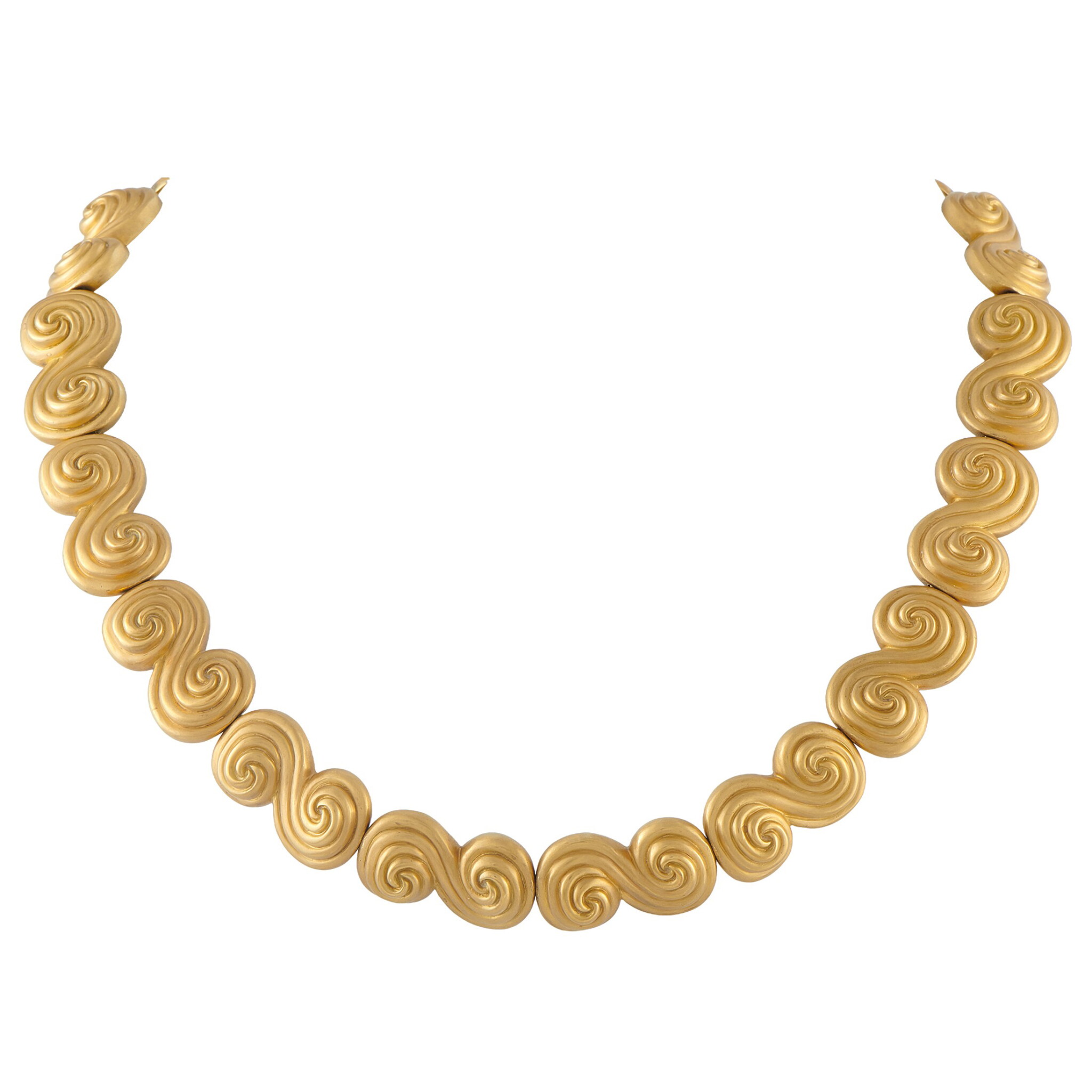 Gold Collar Necklace — view 1