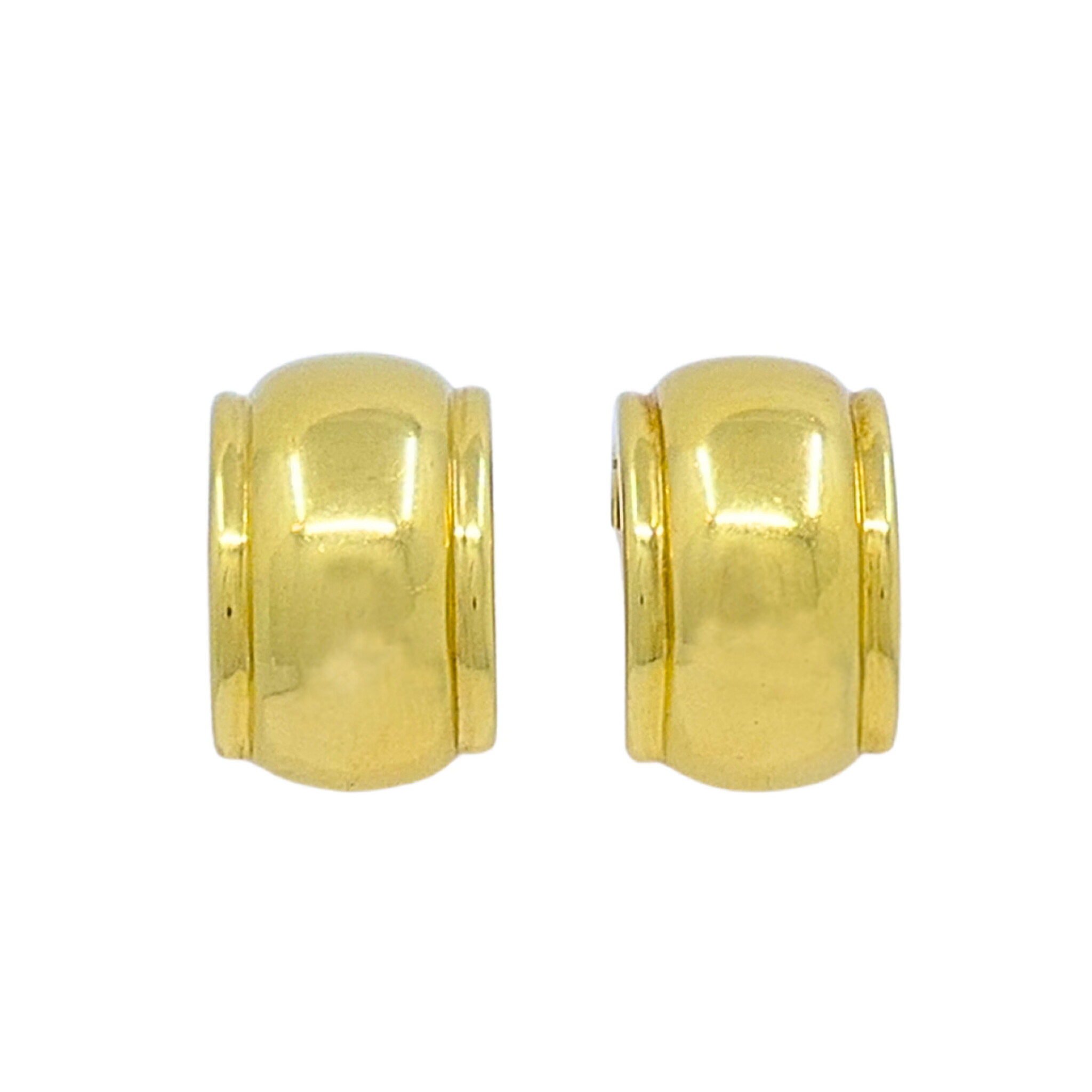 Gold Hoop Earrings — view 1