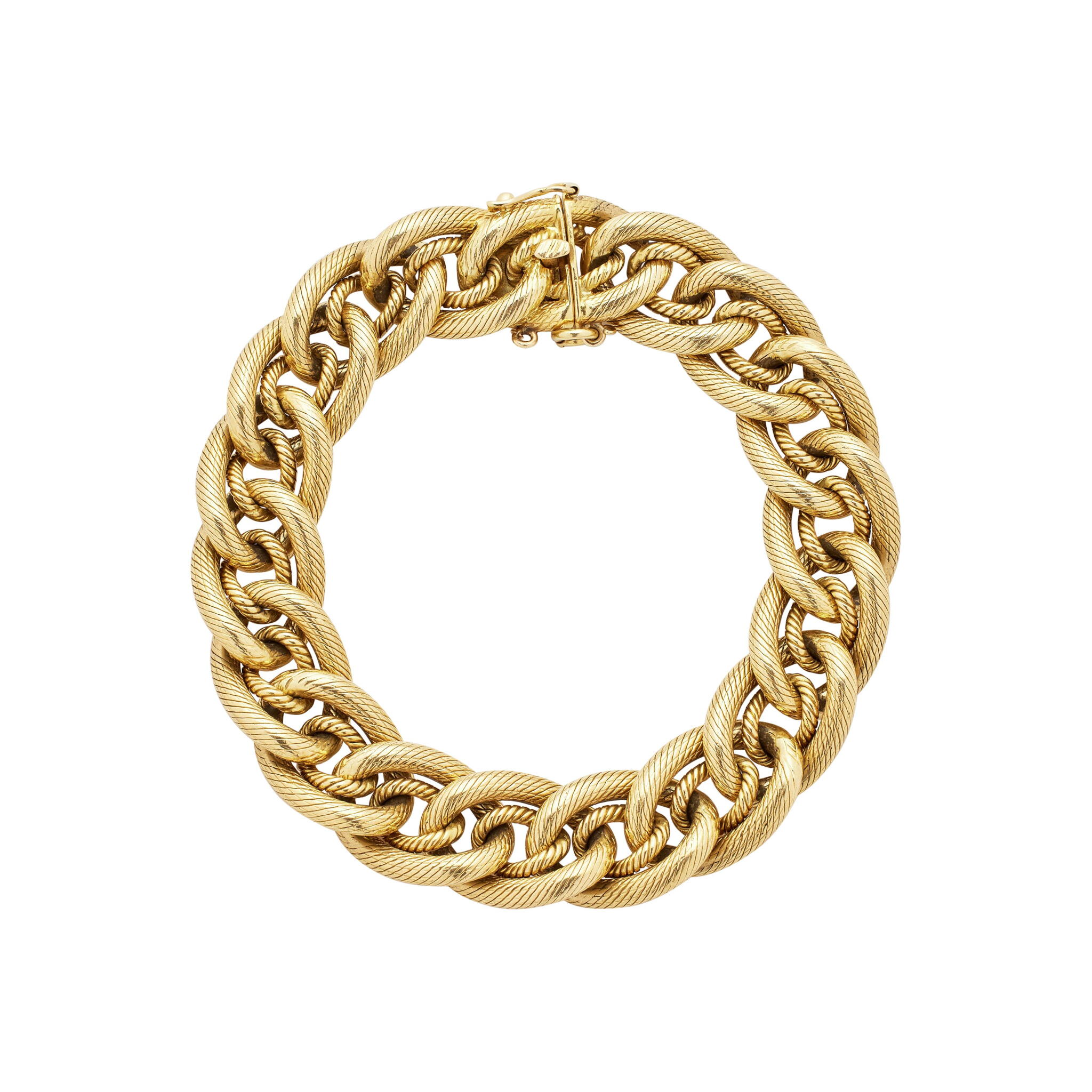 Vintage Gold Link Bracelet  — view 1