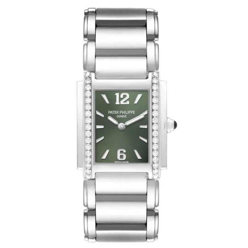 Twenty-4 (Reference 4910/1200A-011). A 30mm stainless steel diamond-set quartz wristwatch. 2022