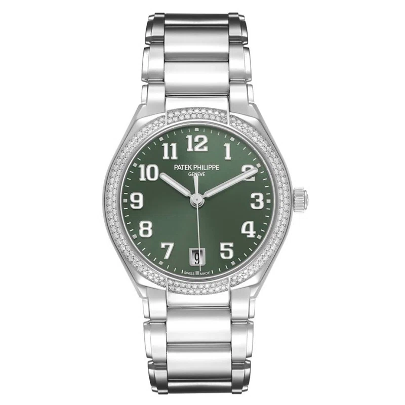 Twenty-4 (Reference 7300/1200A-011). A 36mm stainless steel diamond-set automatic wristwatch with date. 2022