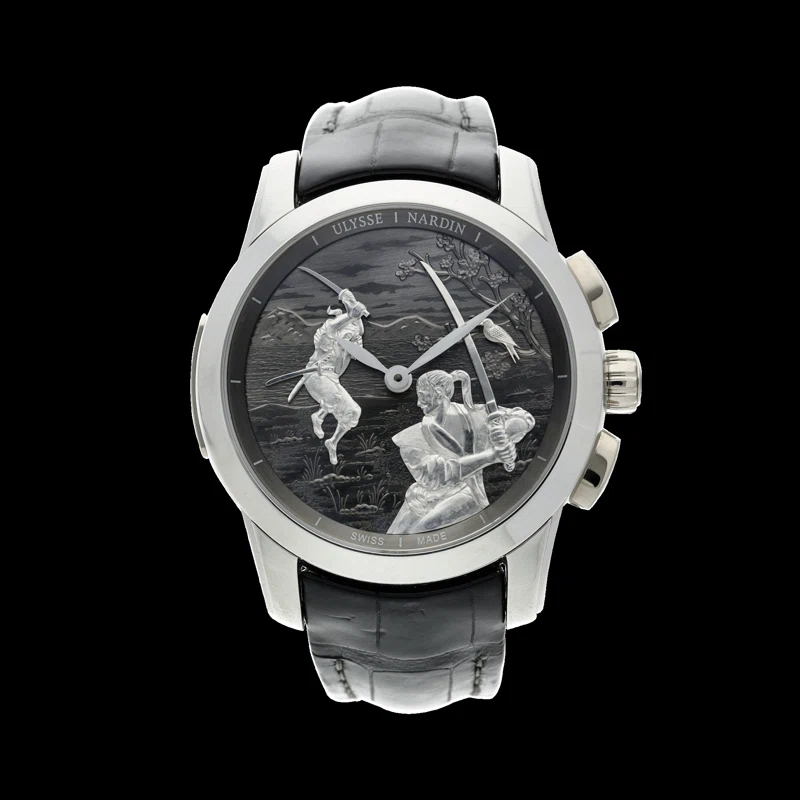 Hourstriker Limited Edition (المرجع 6109-130/SAMOURAI). ساعة يد من البلاتين بقطر 42mm، بحركة أوتوماتيكية. 2015
