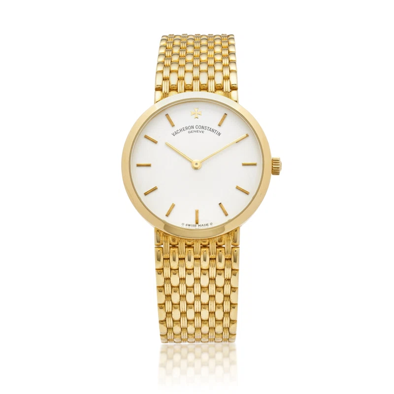 Patrimony (Reference 31193/454J-8796). A 31.5mm yellow gold manual wind wristwatch.