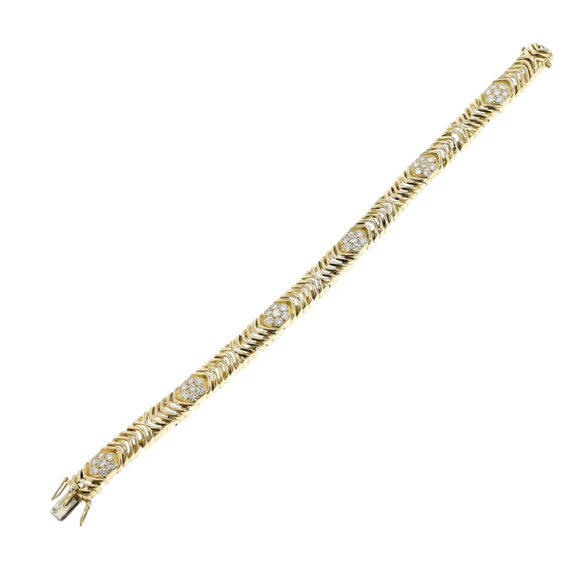 Gold and Diamond Bracelet