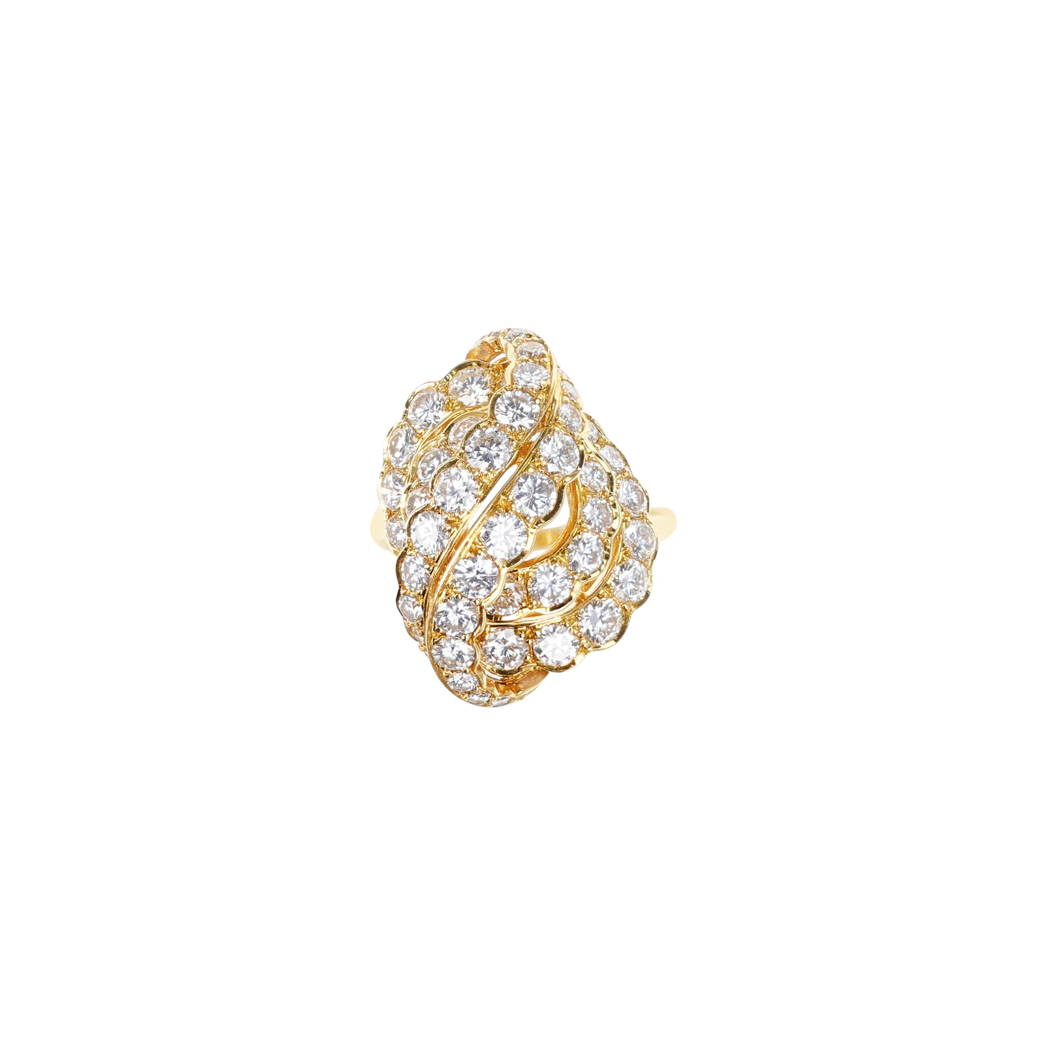 Gold and Diamond Ring — view 1