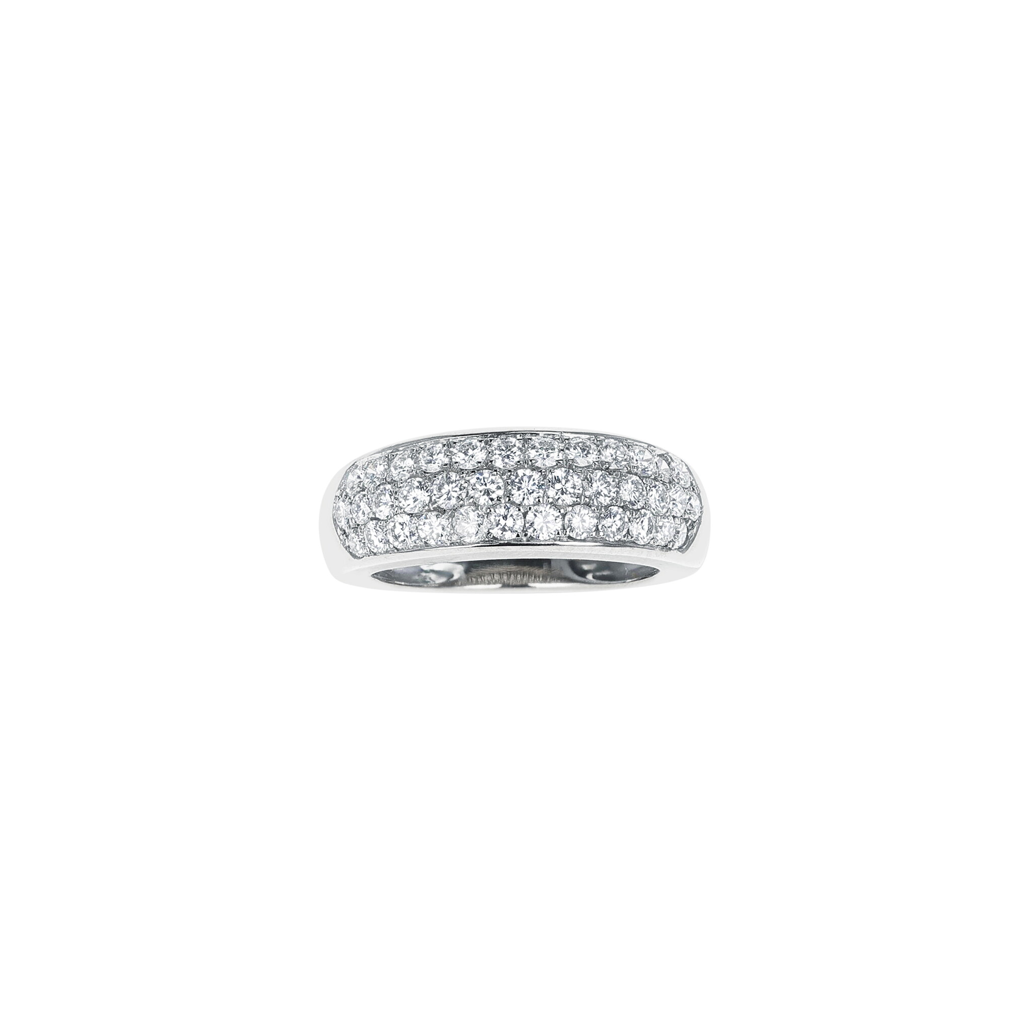 White Gold and Diamond Ring — view 1
