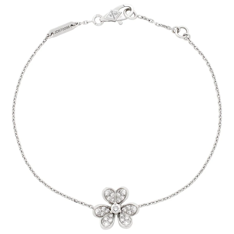 White Gold and Diamond Frivole Mini Model Bracelet 